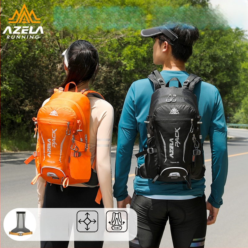 Раница за туризъм от Oxford платно, унисекс, дишаща, с извитa презрамка, за планинарство и къмпинг