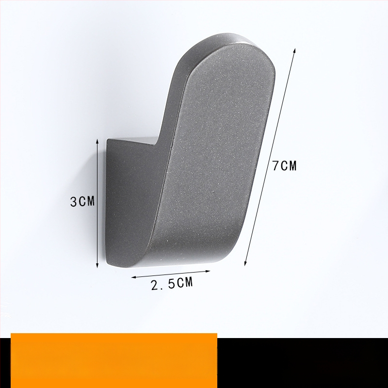 Закачалка за палта за стената от алуминий, прахово покритие, стил Светъл лукс, марка Xibaijia, тегло 0.1 кг