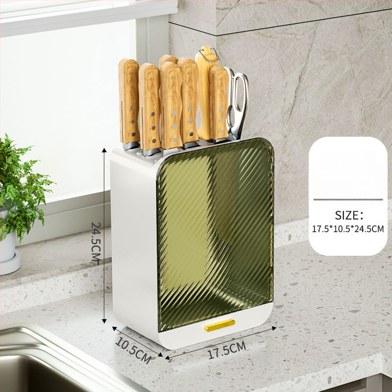 Ραφιέρα μαχαιριών κουζίνας — πλαστικό, επιτοίχιο, καθολικός σχεδιασμός, κινεζικού στυλ ελαφρού πολυτελείας