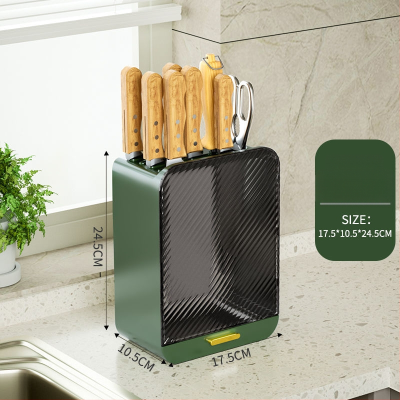 Ραφιέρα μαχαιριών κουζίνας — πλαστικό, επιτοίχιο, καθολικός σχεδιασμός, κινεζικού στυλ ελαφρού πολυτελείας