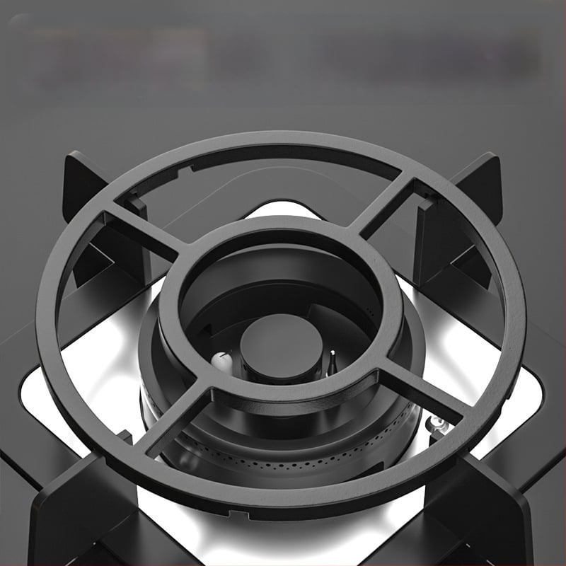 Στήριγμα φούρνου γκαζιού για κουζίνα με αντιολισθητικό ράφι κατσαρολών, σιδερένιο, τοίχου, κινέζικου στυλ, χωρίς εγκατάσταση