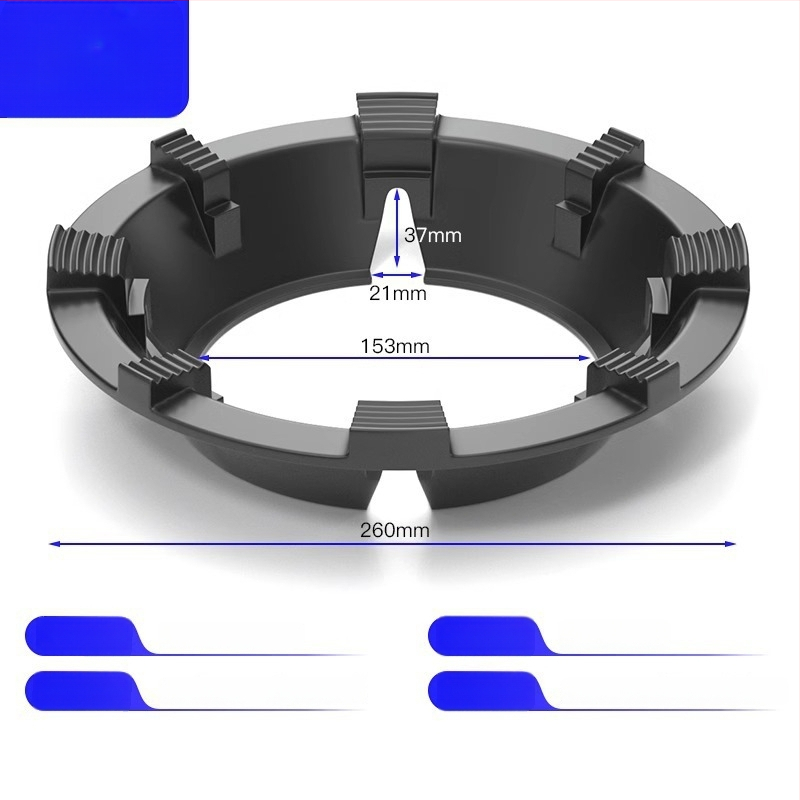 Στήριγμα φούρνου γκαζιού για κουζίνα με αντιολισθητικό ράφι κατσαρολών, σιδερένιο, τοίχου, κινέζικου στυλ, χωρίς εγκατάσταση