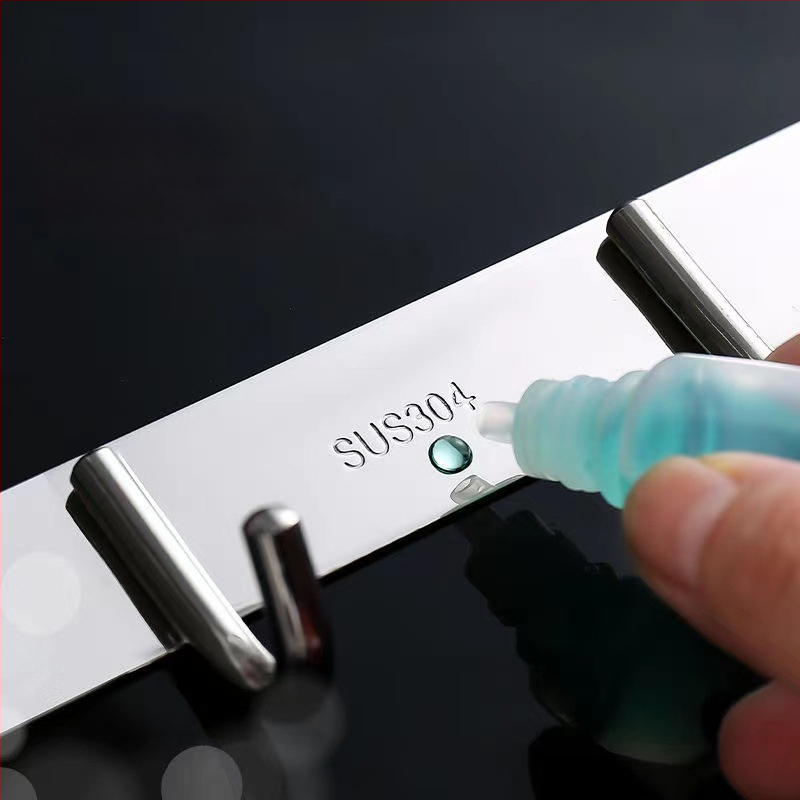 Закачалка за стена от 304 неръждаема стомана, без пробиване, за баня и кухня, полирана повърхност