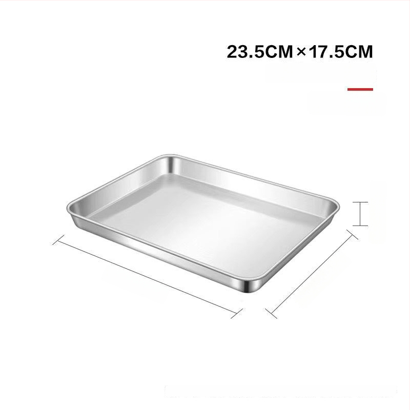 Ανοξείδωτο τετράγωνο ταψί ατμού με φίλτρο – κατάλληλο για μικροκύματα, γυαλιστερή επιφάνεια