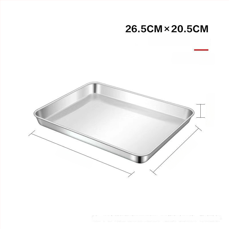 Ανοξείδωτο τετράγωνο ταψί ατμού με φίλτρο – κατάλληλο για μικροκύματα, γυαλιστερή επιφάνεια