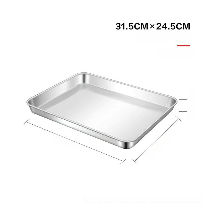 Ανοξείδωτο τετράγωνο ταψί ατμού με φίλτρο – κατάλληλο για μικροκύματα, γυαλιστερή επιφάνεια