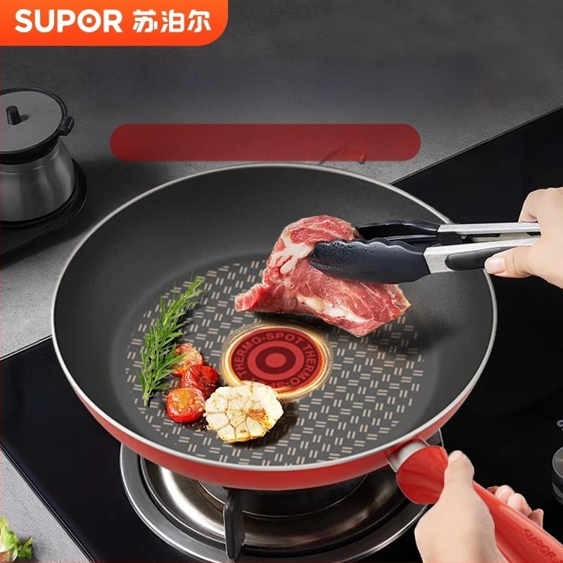 Supor neprianjajuća ravna tava za prženje, pogodna za palačinke, jaja i steak, kompatibilna s plinskim i indukcijskim štednjakom