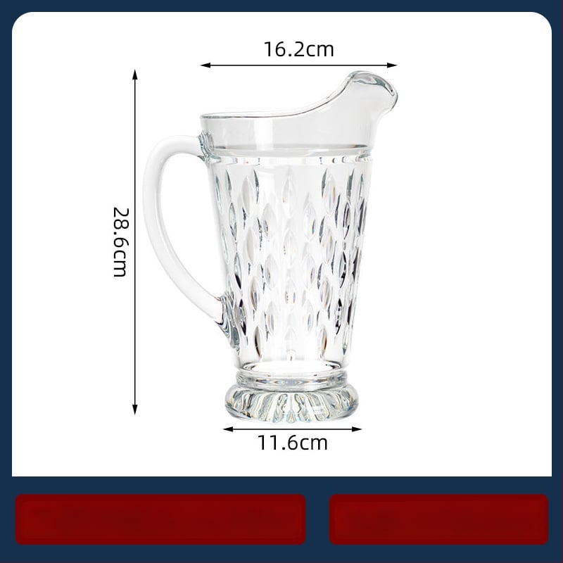 Κανά για κρύο νερό Garbo Daily Use με μοτίβο παγετώνα, από PC πλαστικό, κατάλληλη για χυμό, γάλα, ποτά και αρωματικό τσάι