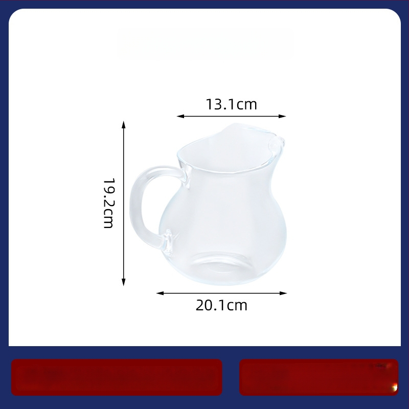 Κανά για κρύο νερό Garbo Daily Use με μοτίβο παγετώνα, από PC πλαστικό, κατάλληλη για χυμό, γάλα, ποτά και αρωματικό τσάι