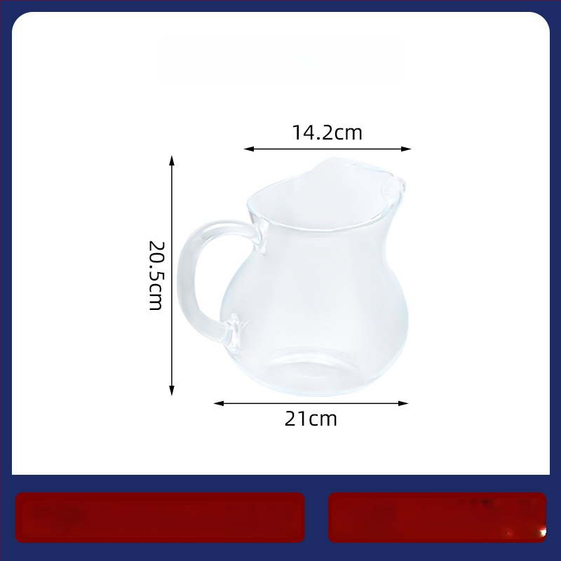 Κανά για κρύο νερό Garbo Daily Use με μοτίβο παγετώνα, από PC πλαστικό, κατάλληλη για χυμό, γάλα, ποτά και αρωματικό τσάι