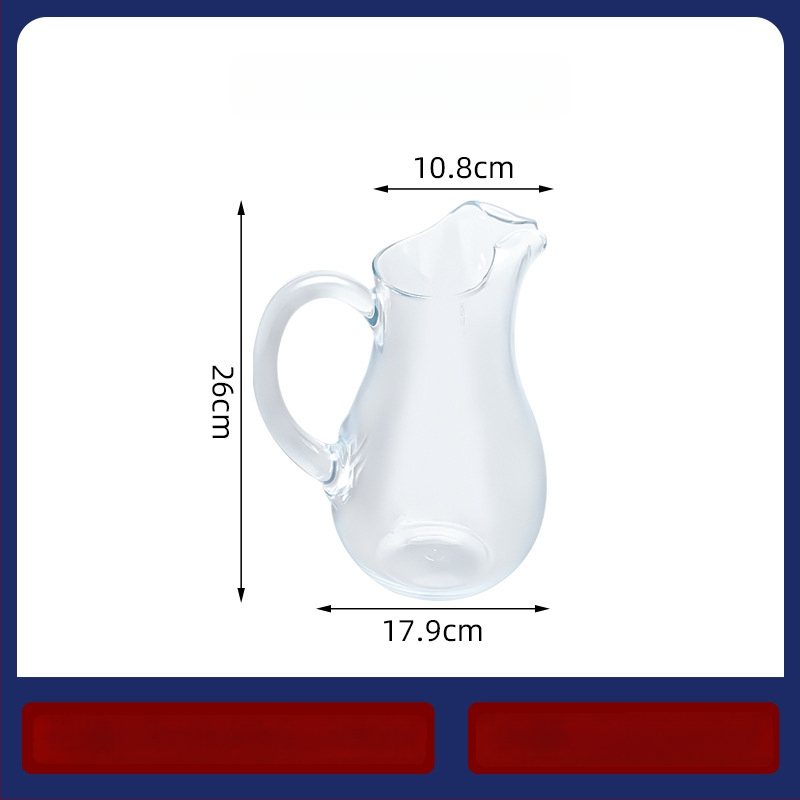 Κανά για κρύο νερό Garbo Daily Use με μοτίβο παγετώνα, από PC πλαστικό, κατάλληλη για χυμό, γάλα, ποτά και αρωματικό τσάι