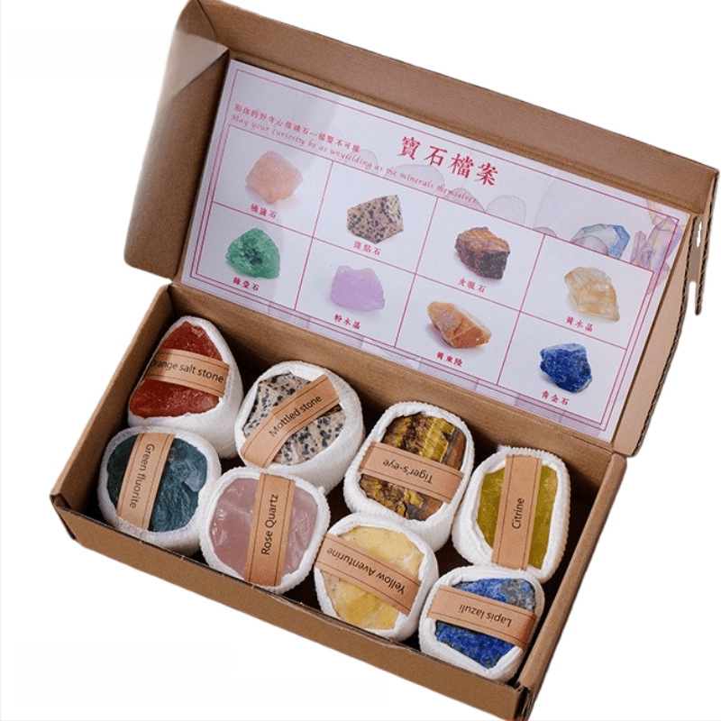 Set de ornamente din piatră brută de cristal - Dragon Roar, model AL654857007448