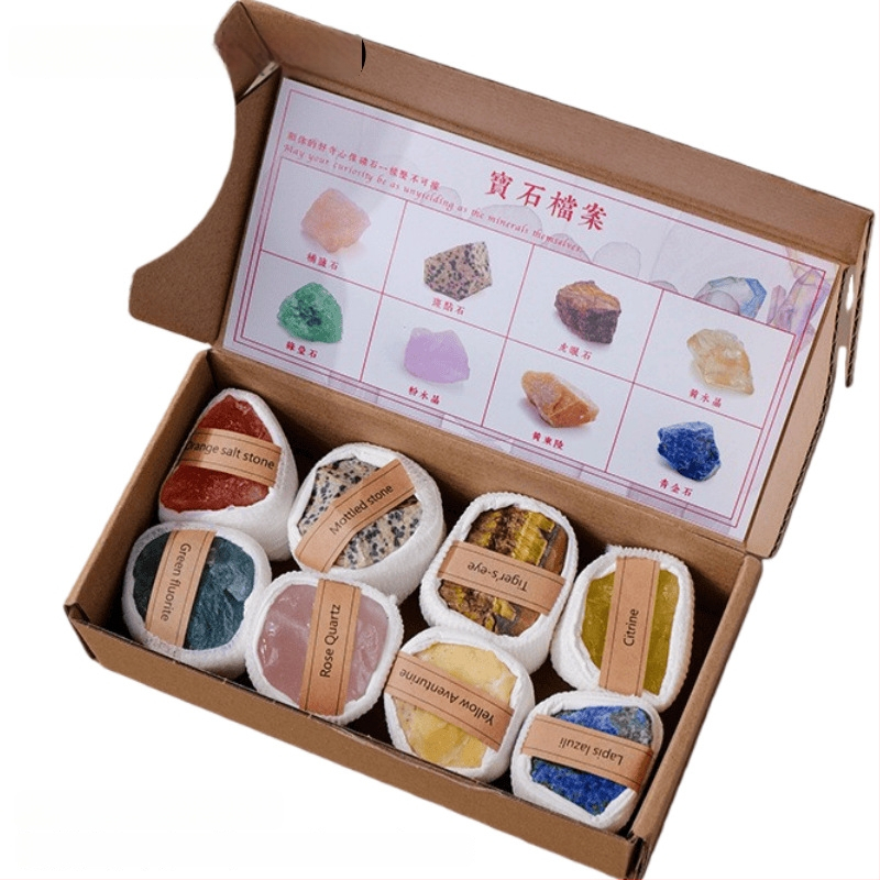 Set de ornamente din piatră brută de cristal - Dragon Roar, model AL654857007448