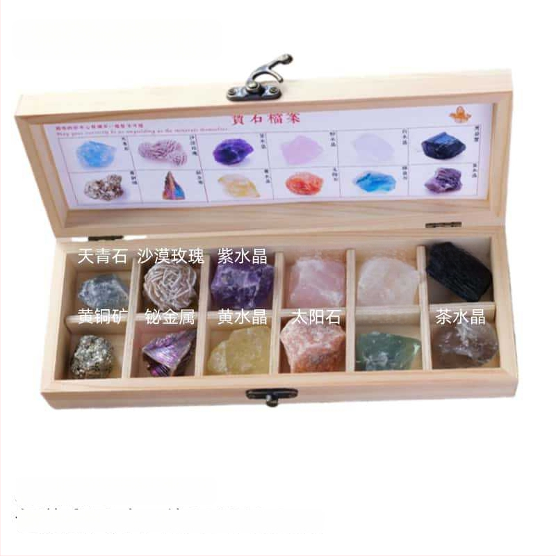 Set de ornamente din piatră brută de cristal - Dragon Roar, model AL654857007448