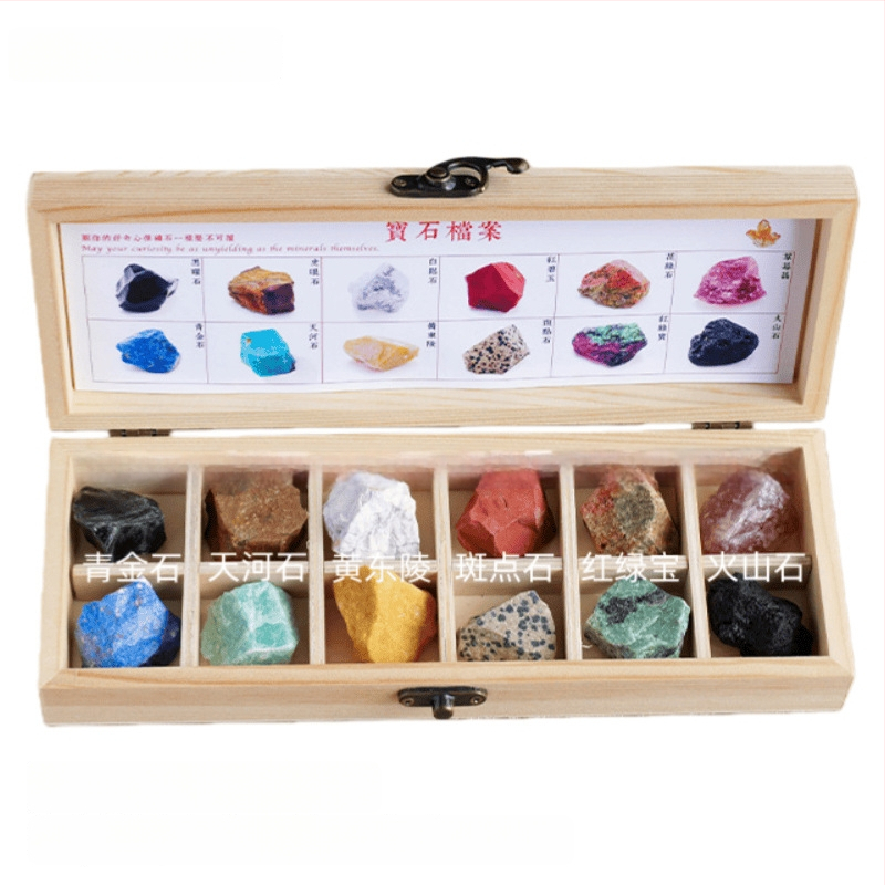 Set de ornamente din piatră brută de cristal - Dragon Roar, model AL654857007448