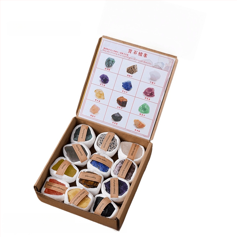 Set de ornamente din piatră brută de cristal - Dragon Roar, model AL654857007448