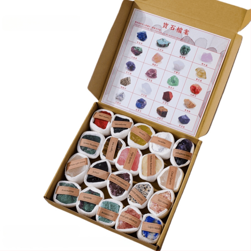 Set de ornamente din piatră brută de cristal - Dragon Roar, model AL654857007448