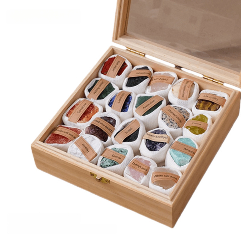 Set de ornamente din piatră brută de cristal - Dragon Roar, model AL654857007448