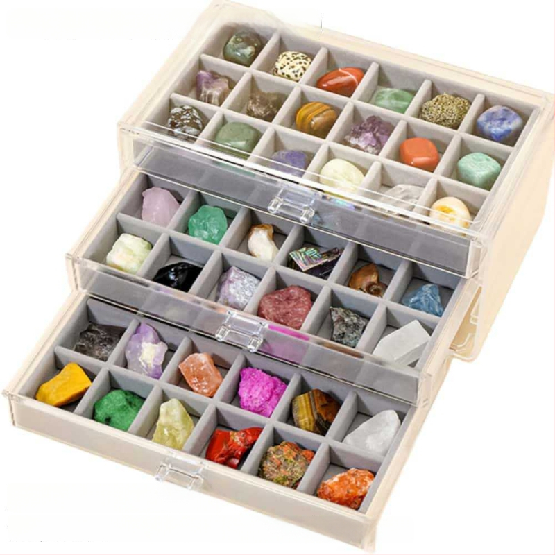 Set de ornamente din piatră brută de cristal - Dragon Roar, model AL654857007448