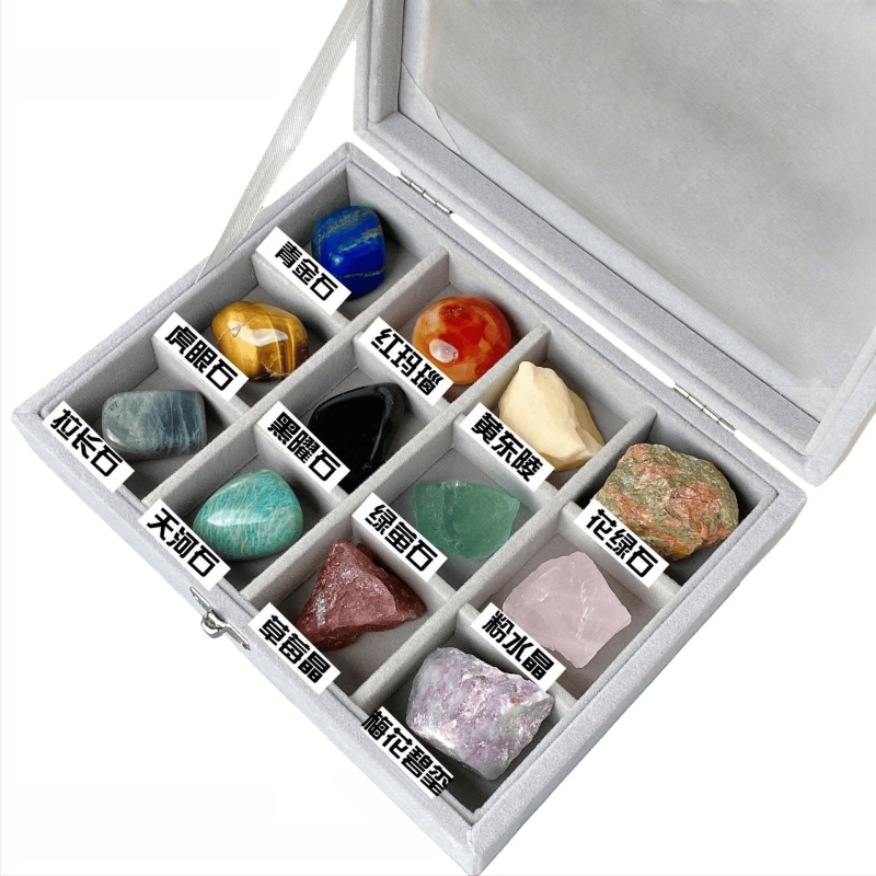 Set de ornamente din piatră brută de cristal - Dragon Roar, model AL654857007448