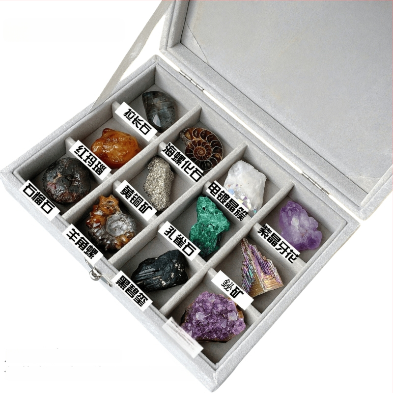 Set de ornamente din piatră brută de cristal - Dragon Roar, model AL654857007448