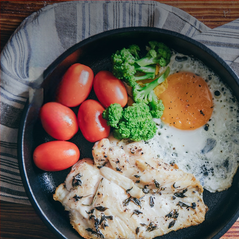 Nepremazana lijevana tava od čelika, mala veličina, za jaja, palačinke, steak i knedle