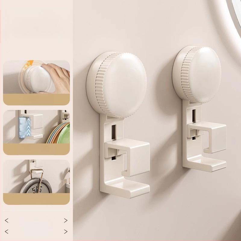 Usisni držač za lavabo s vješalom – bez bušenja