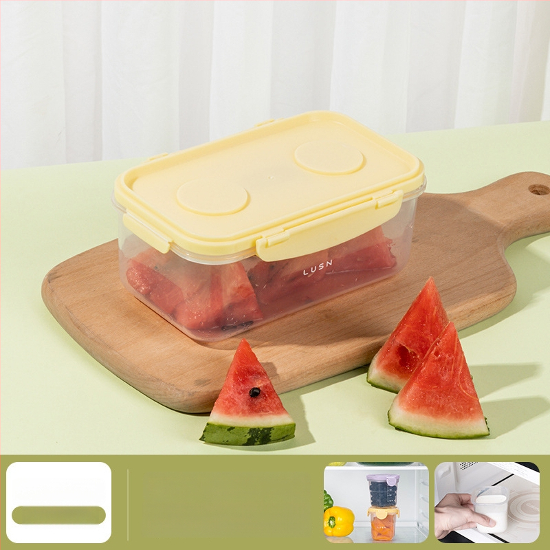 Cutie pentru păstrarea hranei pentru bebeluți – pătrată din plastic, compatibilă cu cuptorul cu microunde, menține prospețimea, capacitate sub 300 ml