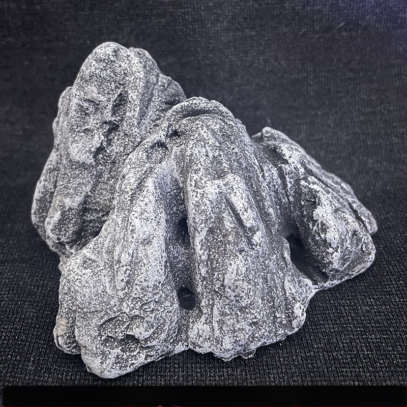 Akvarisztikus táj kő dekoráció – kerámia, kézzel készített, egyszerű és modern stílus, testreszabás elérhető