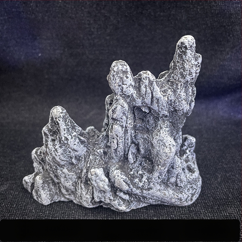 Akvarisztikus táj kő dekoráció – kerámia, kézzel készített, egyszerű és modern stílus, testreszabás elérhető