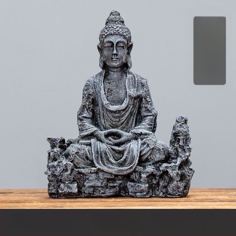 Akvarisztikus táj kő dekoráció – kerámia, kézzel készített, egyszerű és modern stílus, testreszabás elérhető