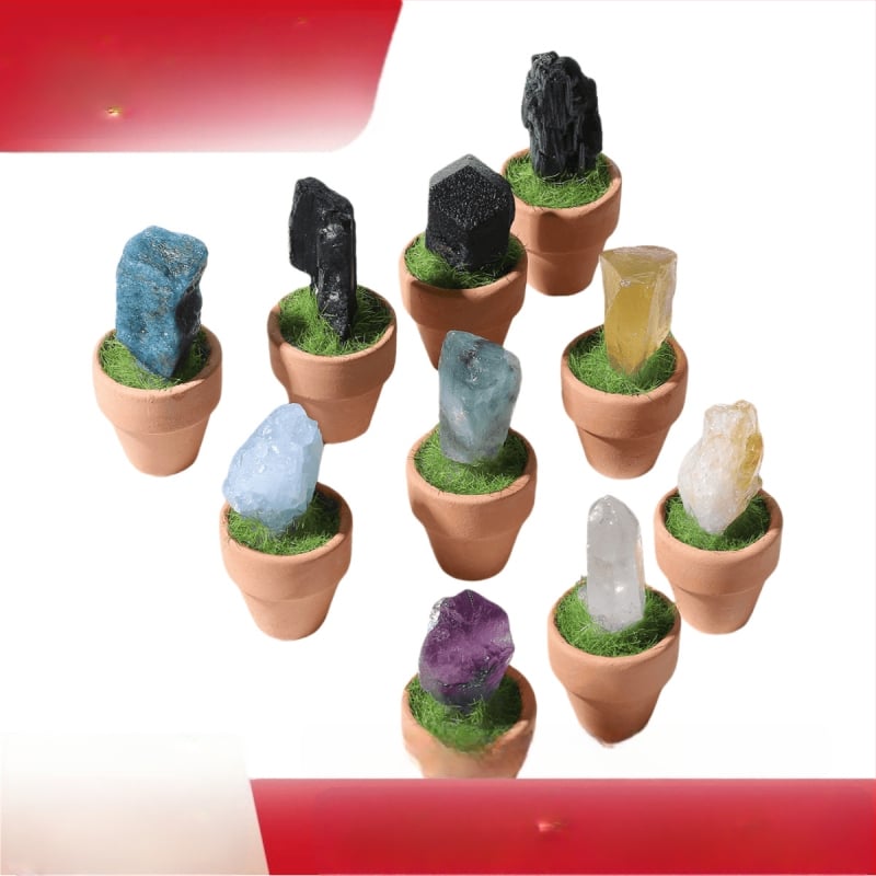 Dragon Roar διακοσμητικό γραφείου από φυσικό αρχικό λίθο, κρύσταλλο, γεωμετρικό σχήμα