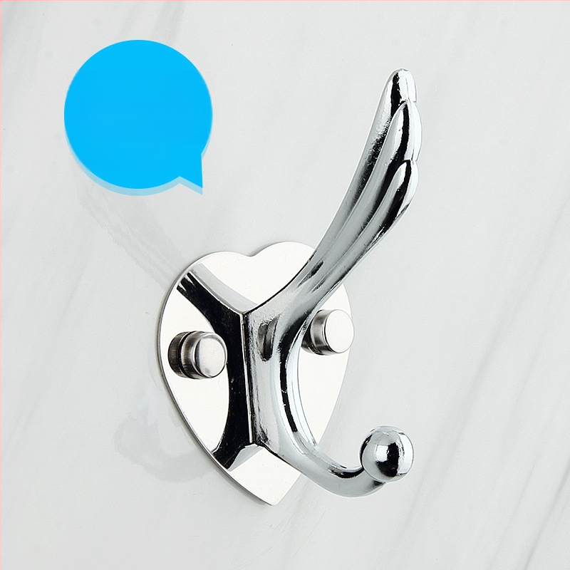 Закачалка за дрехи, стенна, неръждаема стомана и алуминиева сплав, електроплатина, модерен минималистичен стил