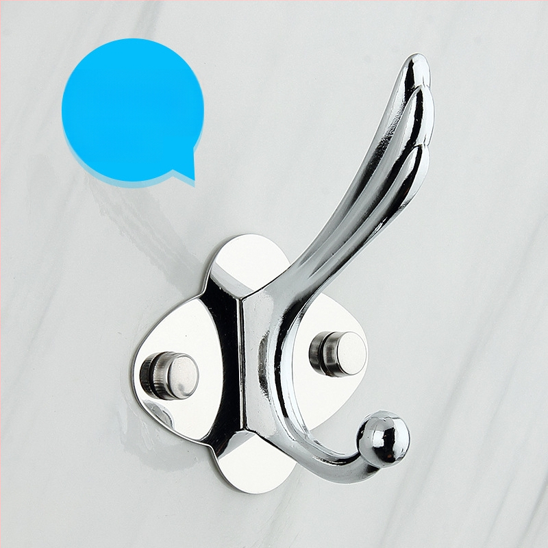 Закачалка за дрехи, стенна, неръждаема стомана и алуминиева сплав, електроплатина, модерен минималистичен стил