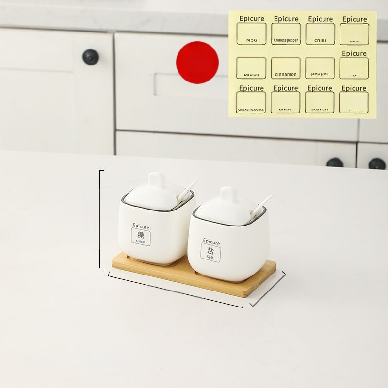 Kerámia fűszers tartó készlet — könnyű luxus stílus, anyag kerámia, testreszabás nélkül