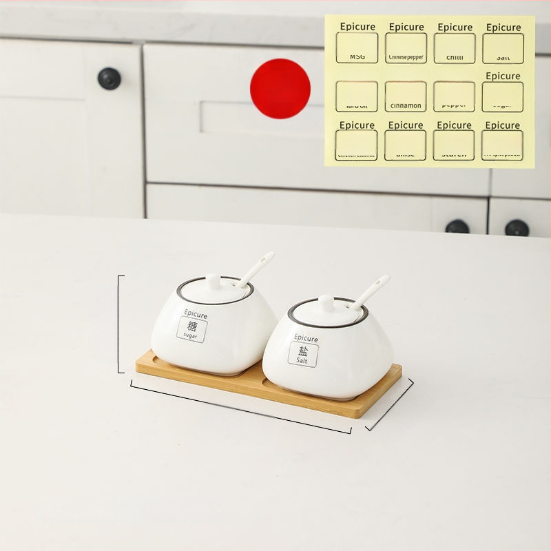 Kerámia fűszers tartó készlet — könnyű luxus stílus, anyag kerámia, testreszabás nélkül