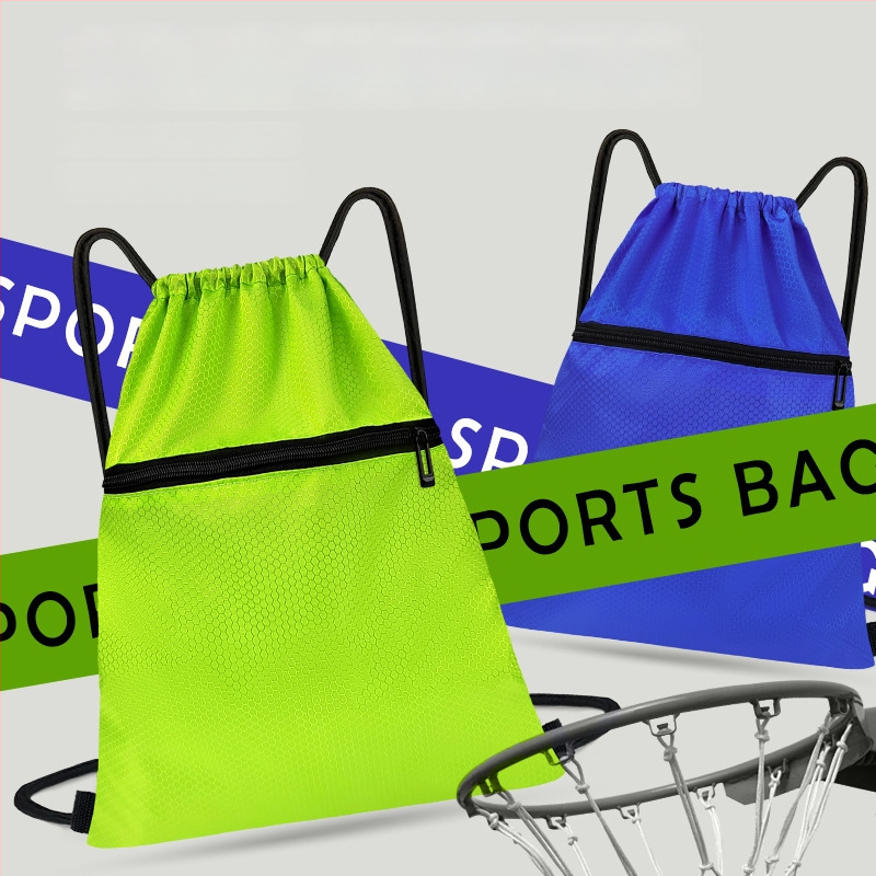 Ruksak s vrpcom za muškarce i žene, lagani sportski ruksak od Oxford platna sa zatvaračem