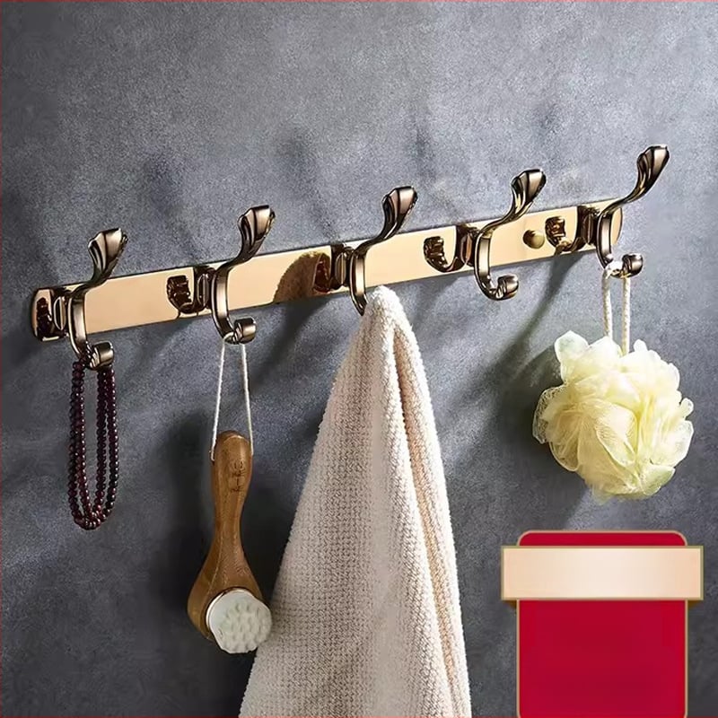 Стенно закачало за дрехи, неръждаема стомана, медно-титаново покритие, стил светло лукс, марка Liang, 820 g