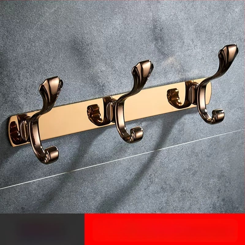 Стенно закачало за дрехи, неръждаема стомана, медно-титаново покритие, стил светло лукс, марка Liang, 820 g