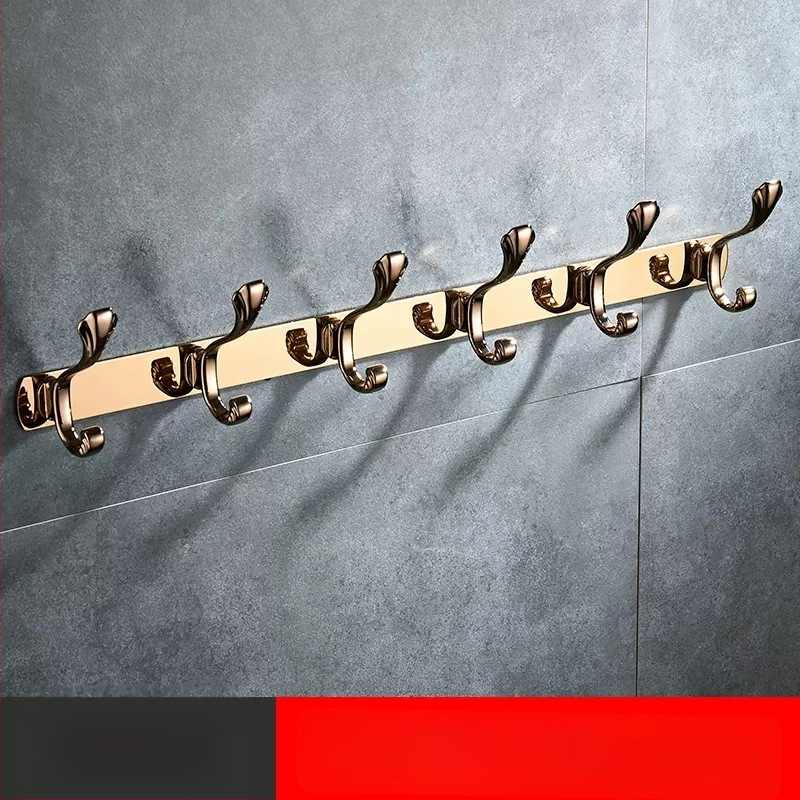 Стенно закачало за дрехи, неръждаема стомана, медно-титаново покритие, стил светло лукс, марка Liang, 820 g
