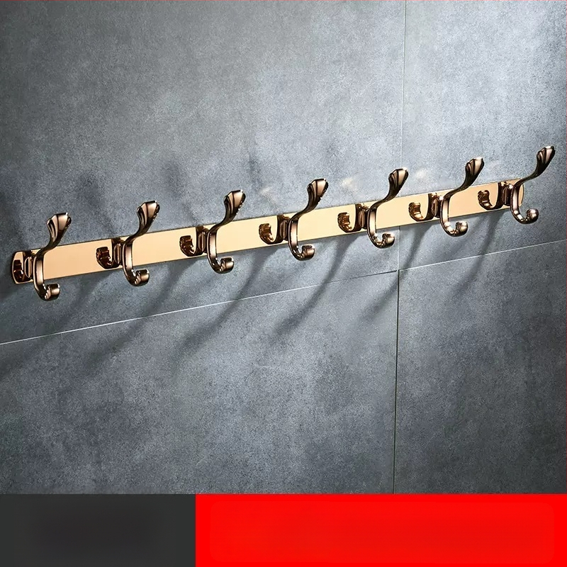 Стенно закачало за дрехи, неръждаема стомана, медно-титаново покритие, стил светло лукс, марка Liang, 820 g