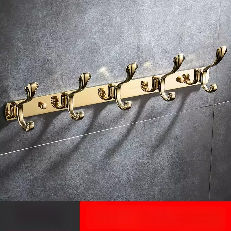 Стенно закачало за дрехи, неръждаема стомана, медно-титаново покритие, стил светло лукс, марка Liang, 820 g