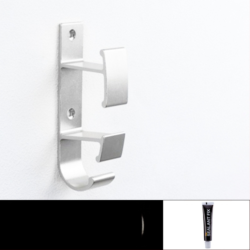 Стенна закачалка за мивка от Space Aluminum, модерн стил на проста естетика, тегло 0,056 кг, обработка Bright Light