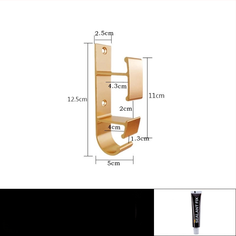 Стенна закачалка за мивка от Space Aluminum, модерн стил на проста естетика, тегло 0,056 кг, обработка Bright Light