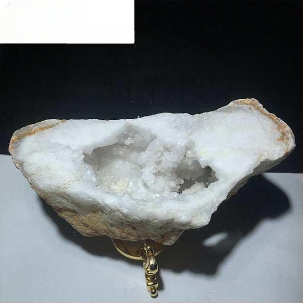 Karkötő a bőség kosara motívummal és pénz erszény motívummal, demagnetizált kristály, nyers kő, asztali dekoráció