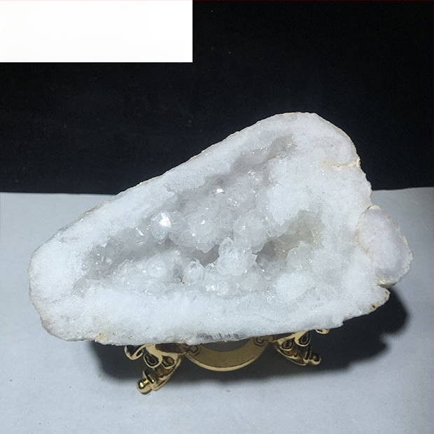 Karkötő a bőség kosara motívummal és pénz erszény motívummal, demagnetizált kristály, nyers kő, asztali dekoráció