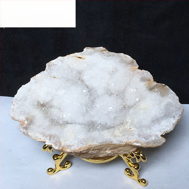 Karkötő a bőség kosara motívummal és pénz erszény motívummal, demagnetizált kristály, nyers kő, asztali dekoráció