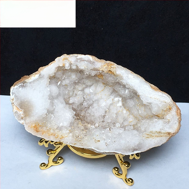 Karkötő a bőség kosara motívummal és pénz erszény motívummal, demagnetizált kristály, nyers kő, asztali dekoráció