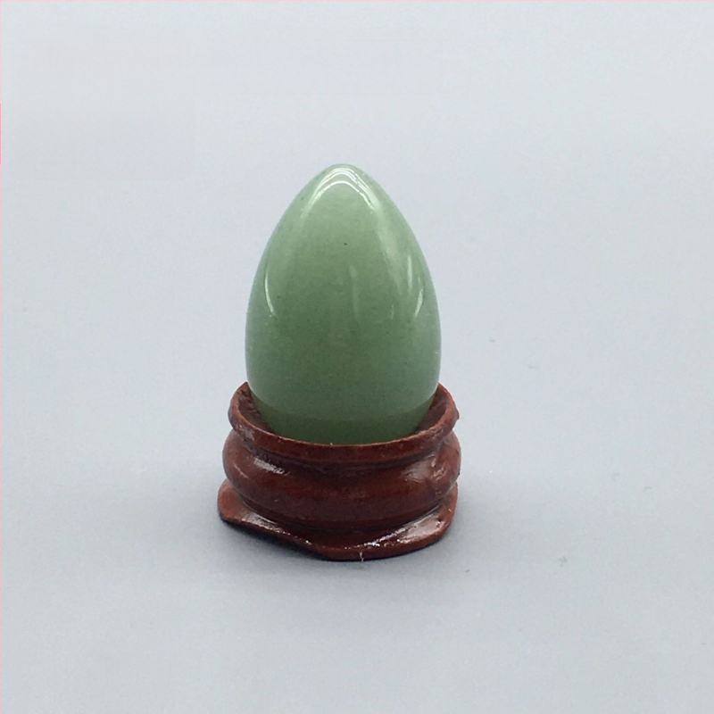 Φυσικός κρύσταλλος σε σχήμα αυγού — λίθος παλάμης διακοσμητικό, λεία επιφάνεια, μάρκα Ting Hong Jing Shi