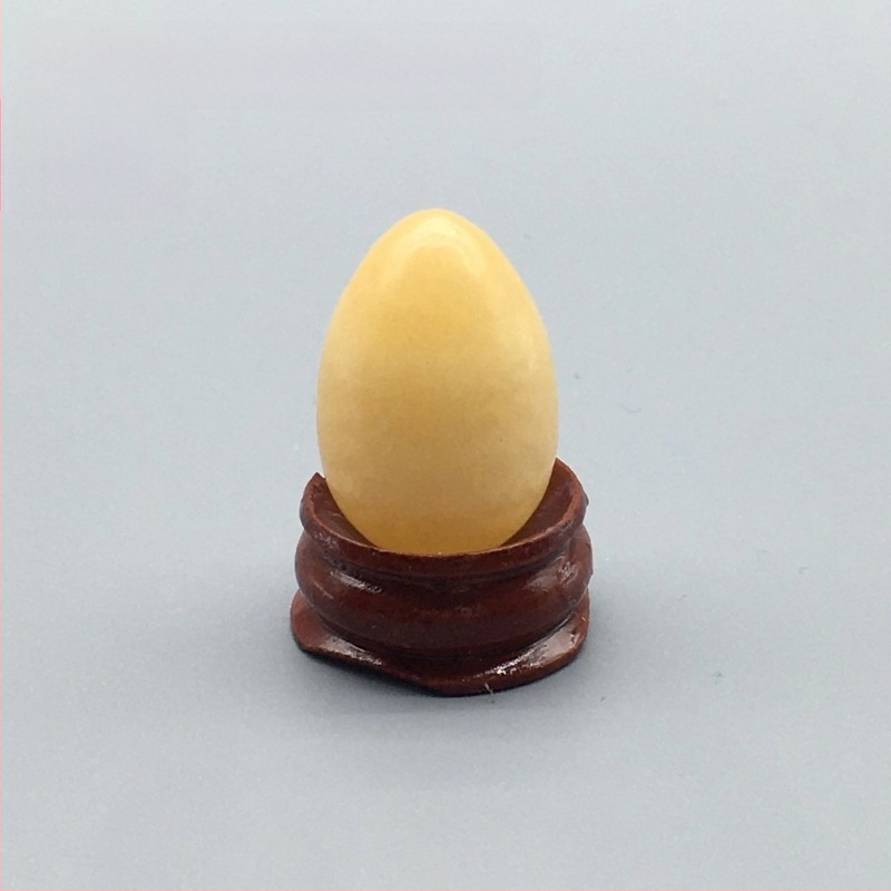 Φυσικός κρύσταλλος σε σχήμα αυγού — λίθος παλάμης διακοσμητικό, λεία επιφάνεια, μάρκα Ting Hong Jing Shi